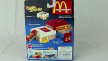 Hot Wheels McDonalds Cars and Guido 1994 McDonalds Restaurant Toy with Disney Cars Toys Sto & Go