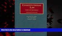 Read books  Constitutional Law, Cases and Materials (University Casebooks) (University Casebook