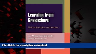 liberty books  Learning from Greensboro: Truth and Reconciliation in the United States