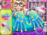 Frozen Princess Disney Elsa Hipster Nails - Games for girls