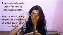 Right way to apply heena/mehndi to get silky smooth straight hair I DIY I Creative Diaries