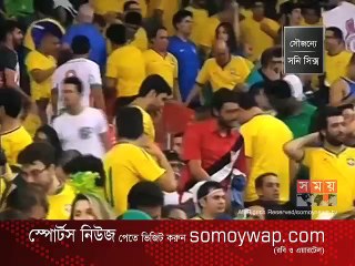 ব্রাজিলের কাছে বিধ্বস্ত আর্জেন্টিনা