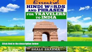 Best Buy Deals  Essential Hindi Words And Phrases For Travelers To India by Shalu Sharma