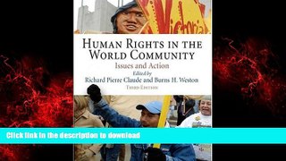 Buy book  Human Rights in the World Community: Issues and Action (Pennsylvania Studies in Human