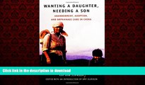 Buy book  Wanting a Daughter, Needing a Son: Abandonment, Adoption, and Orphanage Care in China