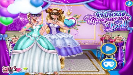 Download Video: Disney Princess Games - Princesses Masquerade Ball - new rapunzel and princess frozen elsa games