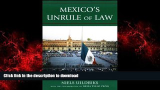 Buy book  Mexico s Unrule of Law: Implementing Human Rights in Police and Judicial Reform under