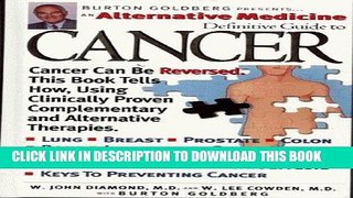 [PDF] Alternative Medicine Definitive Guide to Cancer Popular Collection