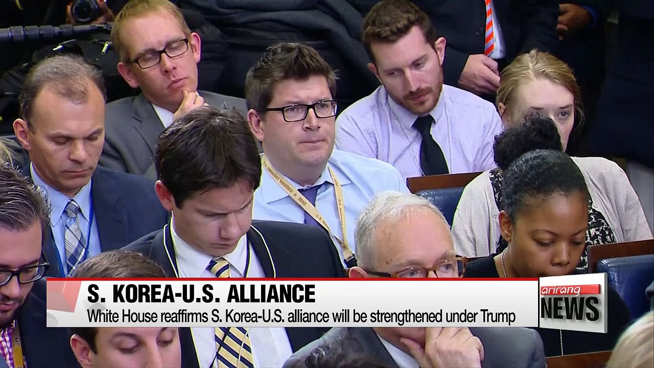 White House reaffirms S. Korea-U.S. alliance will be strengthened under Trump