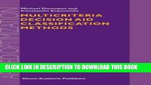 Ebook Multicriteria Decision Aid Classification Methods (Applied Optimization) Free Read