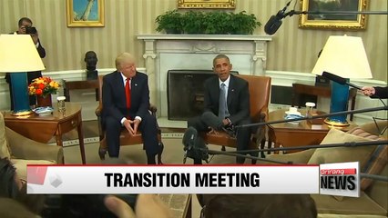 Trump, Obama meet for first time to discuss transition of power