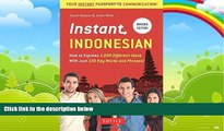 Best Buy Deals  Instant Indonesian: How to Express 1,000 Different Ideas with Just 100 Key Words