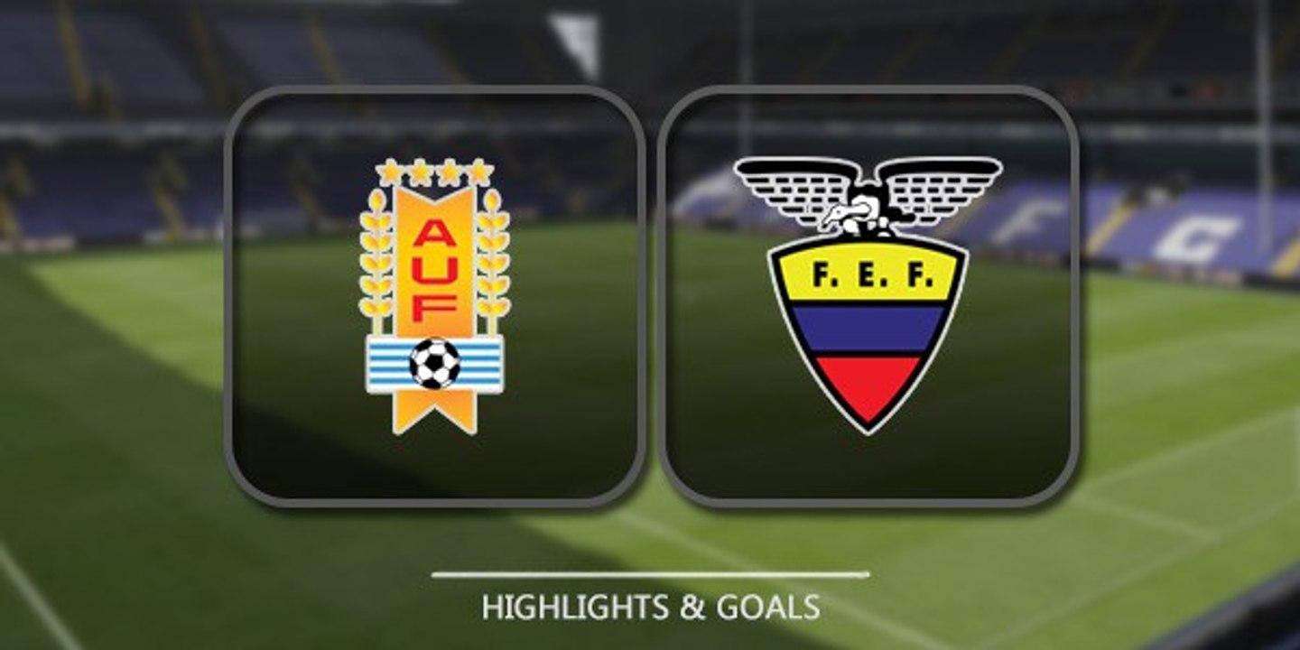 Uruguay 2-1 Ecuador – All Goals & Highlights - 11-11-2016