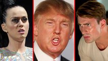 Stars BASHING Donald Trump On Twitter | Chris Evans, Katy Perry & Others