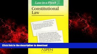 Read book  Constitutional Law (Law in a Flash Cards) online
