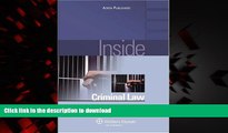 Best book  Inside Criminal Law: What Matters and Why (Inside Series) online