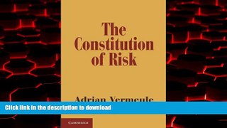 Best book  The Constitution of Risk online for ipad