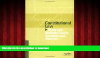 Read book  Constitutional Law: Essay and Multiple-choice Questions and Answers (Siegel s) online