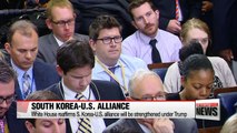 White House reaffirms S. Korea-U.S. alliance will be strengthened under Trump