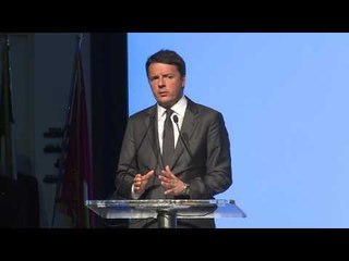 Pescara - Renzi all'evento Masterplan per l'Abruzzo (10.11.16)