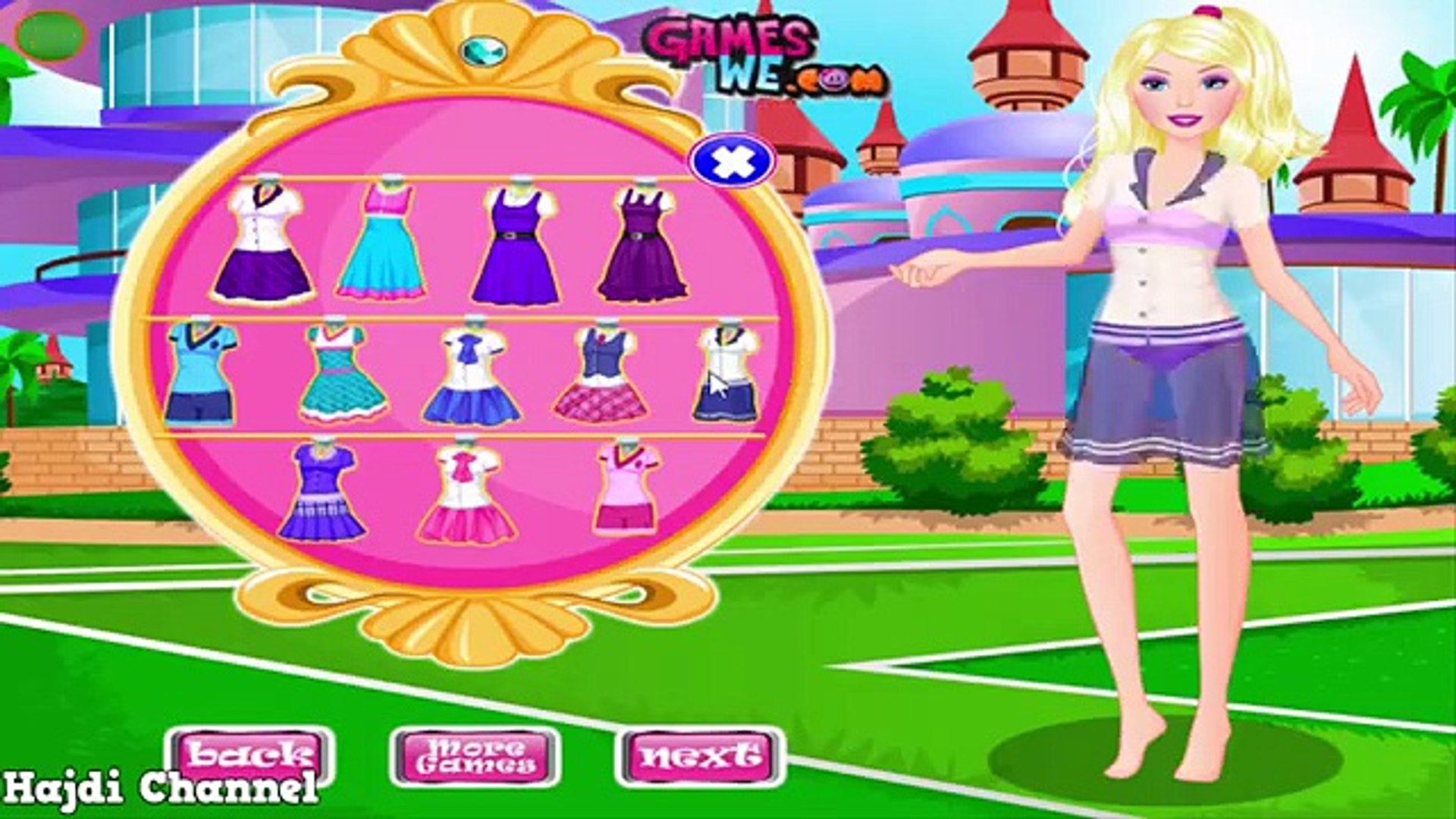 barbie school games