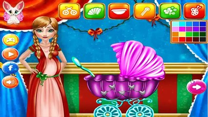 下载视频: Frozen Anna Gives Birth | Pregnant Anna Give Birth | Princess Baby Girl Games for Kids