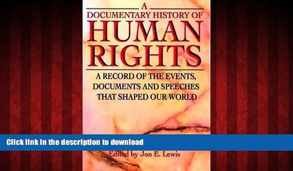 Read book  A Documentary History of Human Rights: A Record of the Events, Documents and Speeches