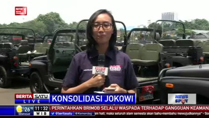 Presiden dan Kapolri Yel-yel Brimob