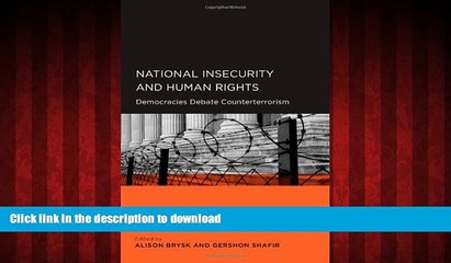Buy books  National Insecurity and Human Rights: Democracies Debate Counterterrorism (Global,
