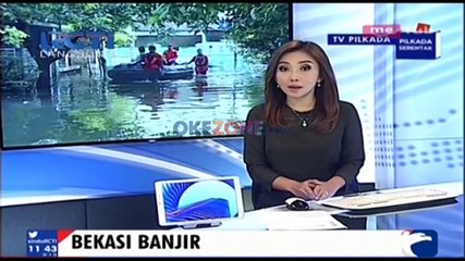 Banjir Rendam Perumahan Pondok Hijau Permai Bekasi