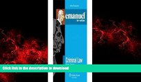 Buy books  Emanuel Law Outlines: Criminal Law 7th (seventh) edition online to buy