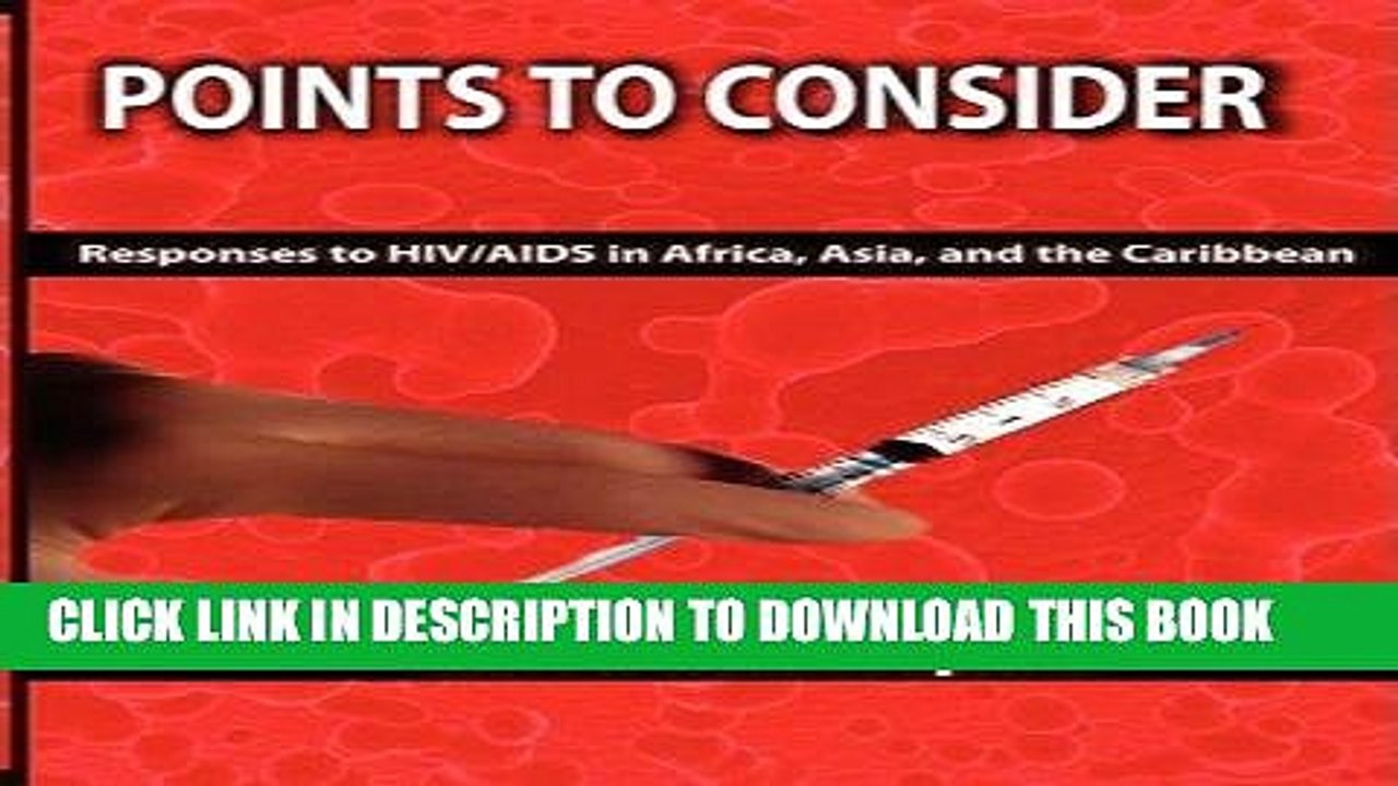 [PDF] Points to Consider: Responses to HIV/AIDS in Africa, Asia, and the Caribbean Full Collection