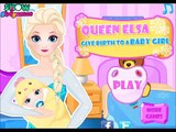 Queen Elsa Give Birth to a Baby Girl Newest new Baby Birth Games with Frozen Princess