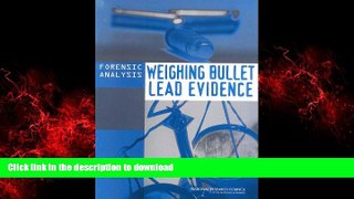 Best books  Forensic Analysis: Weighing Bullet Lead Evidence