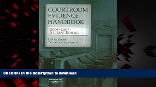 Buy books  Courtroom Evidence Handbook, 2008-2009 Student Edition (American Casebook Series)