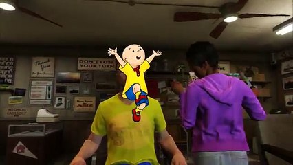 CAILLOU EN GTA ONLINE XDDD | LA COSA MAS FEA DE GTA V XDDD