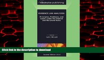 liberty book  Evidence Law Analyzed: Principles, Problems, and Cases Under the Federal and