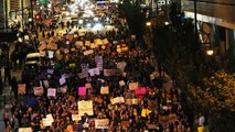 Waves of protests against Trump press on