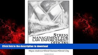 Buy book  Stress Management For Law Enforcement Officers online