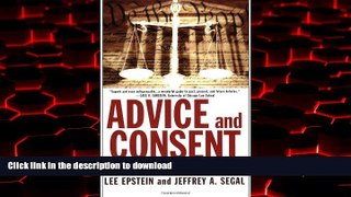 Best book  Advice and Consent: The Politics of Judicial Appointments