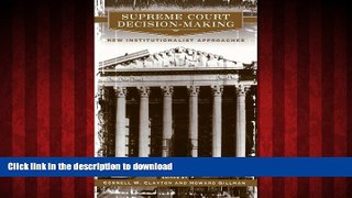 liberty book  Supreme Court Decision-Making: New Institutionalist Approaches online for ipad