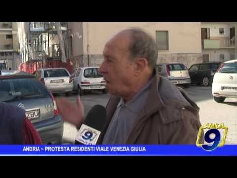 Andria | Protesta dei residenti di Viale Venezia Giulia