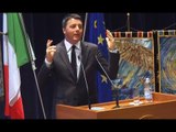 Pozzuoli (NA) - Renzi inaugura anno accademico Scuola Aeronautica (10.11.16)