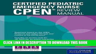 [PDF] Epub Certified Pediatric Emergency Nurse (CPEN) Review Manual Full Online