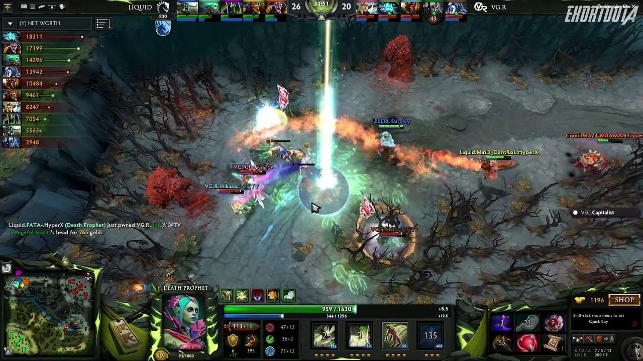 LIQUID JERAX RUBICK vs VICI GAMING REBORN TI 6 Dota 2