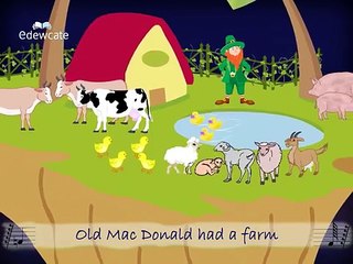 Edewcate english rhymes - Old McDonald had a farm