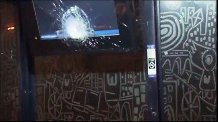 Dramatic moment anti-Trump protest riot breaks out at Portland