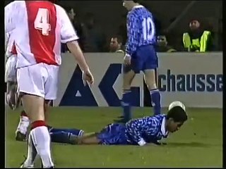 16.03.1993 - 1992-1993 UEFA Cup Quarter Final 2nd Leg AFC Ajax 1-0 AJ Auxerre
