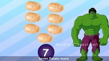 Hulk Most Famous Children Rhyme One Potato, Two Potato | Mother Goose Club Playhouse Kids Song