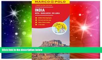 Ebook deals  India, Nepal, Bhutan, Bangladesh, Sri Lanka Marco Polo Map (Marco Polo Maps)  Buy Now